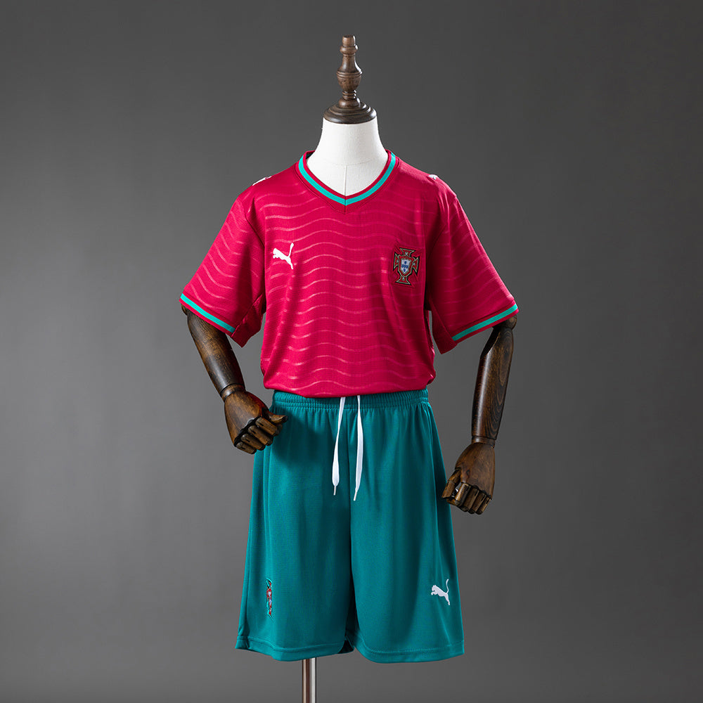 2026 Kids Portugal Home Jersey
